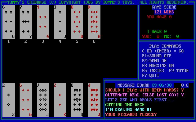 Tommy's Cribbage — ss (WOR)