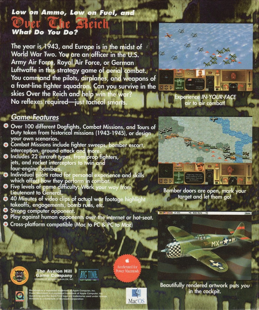 Over the Reich — box-2D-back (WOR)