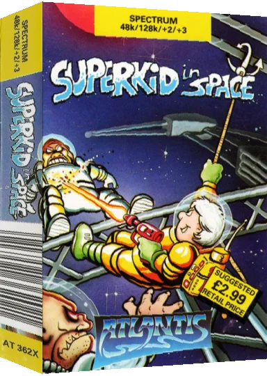 Superkid In Space — box-3D (EU)