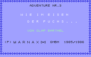 Wie Im Eisen Der Fuchs... — sstitle (WOR)