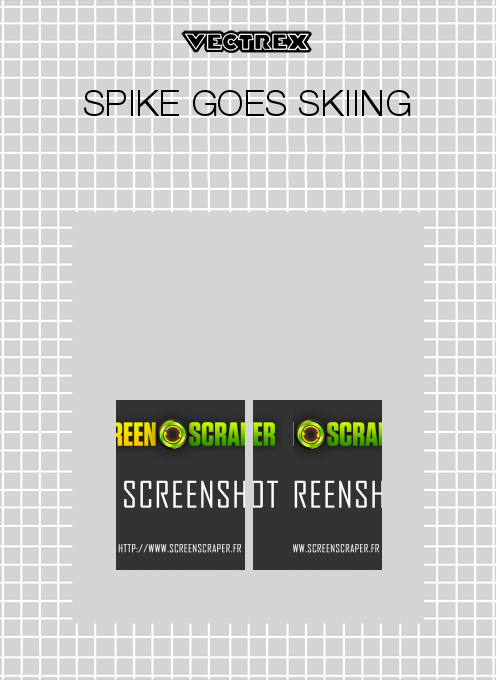 Spike Goes Skiing — box-2D-back (SS)