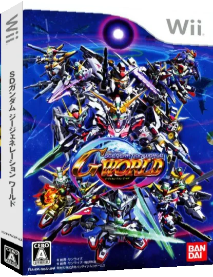 SD Gundam - GGeneration World — box-3D (JP)