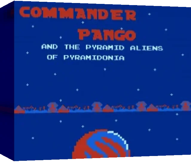 Commander Pango and the Pyramid Aliens of Pyramidonia — box-3D (WOR)
