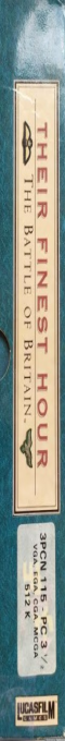 Their Finest Hour - The Battle of Britain — box-2D-side (SP)