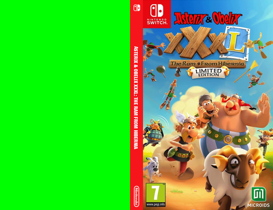Asterix & Obelix XXXL - The Ram From Hibernia — box-texture (EU)