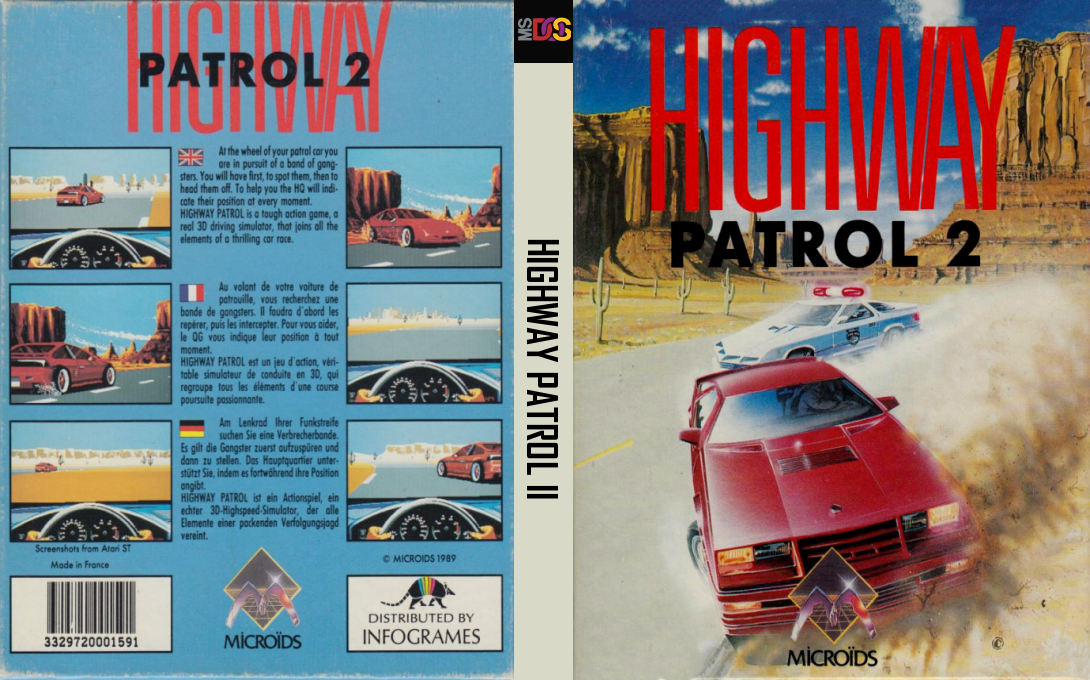 Highway Patrol 2 — box-texture (EU)