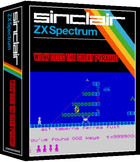 Willy does the Great Pyramid — box-3D (SS)