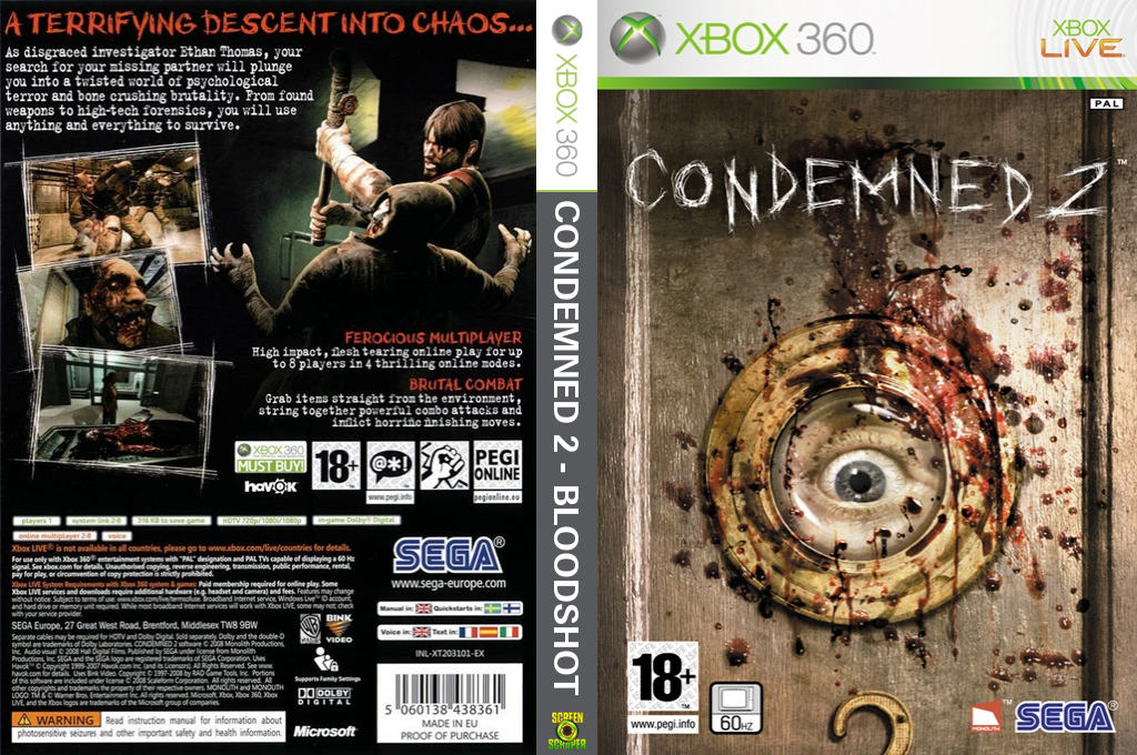 Condemned 2 - Bloodshot — box-texture (EU)