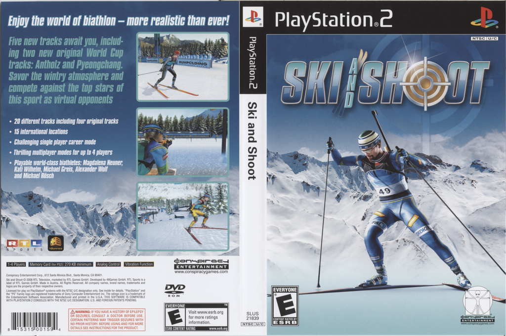 Ski and Shoot — box-texture (US)