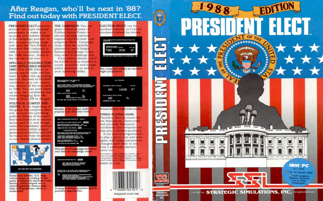 President Elect - 1988 Edition — box-texture (US)