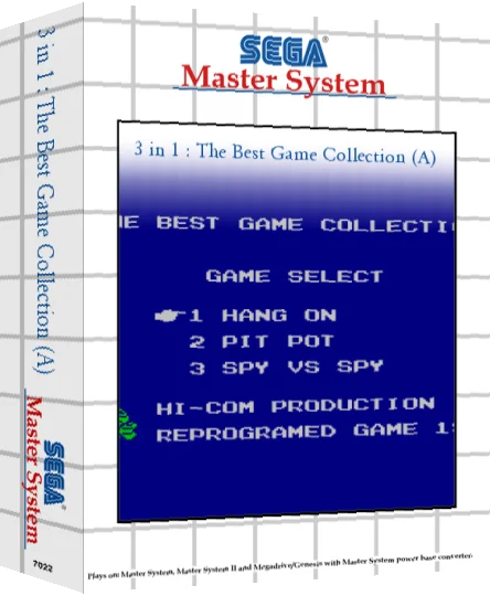 3 in 1 - The Best Game Collection — box-3D (SS)
