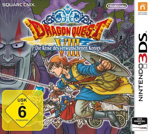 Dragon Quest VIII - Sora to Umi to Daichi to Norowareshi Himegimi — box-2D (DE)