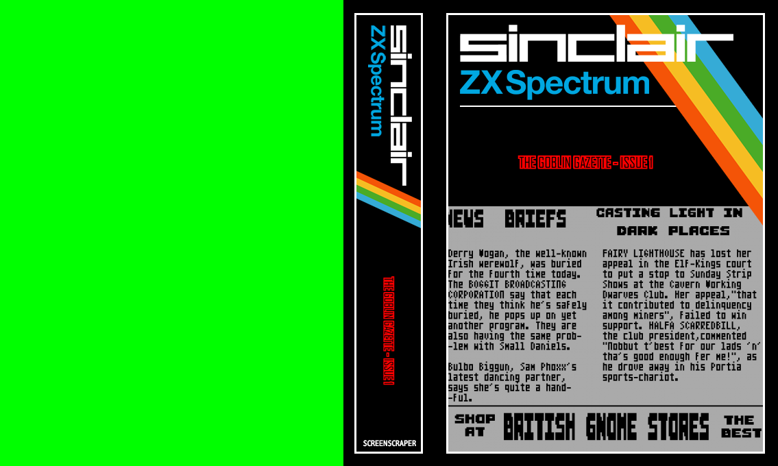 The Goblin Gazette - Issue 1 — box-texture (SS)