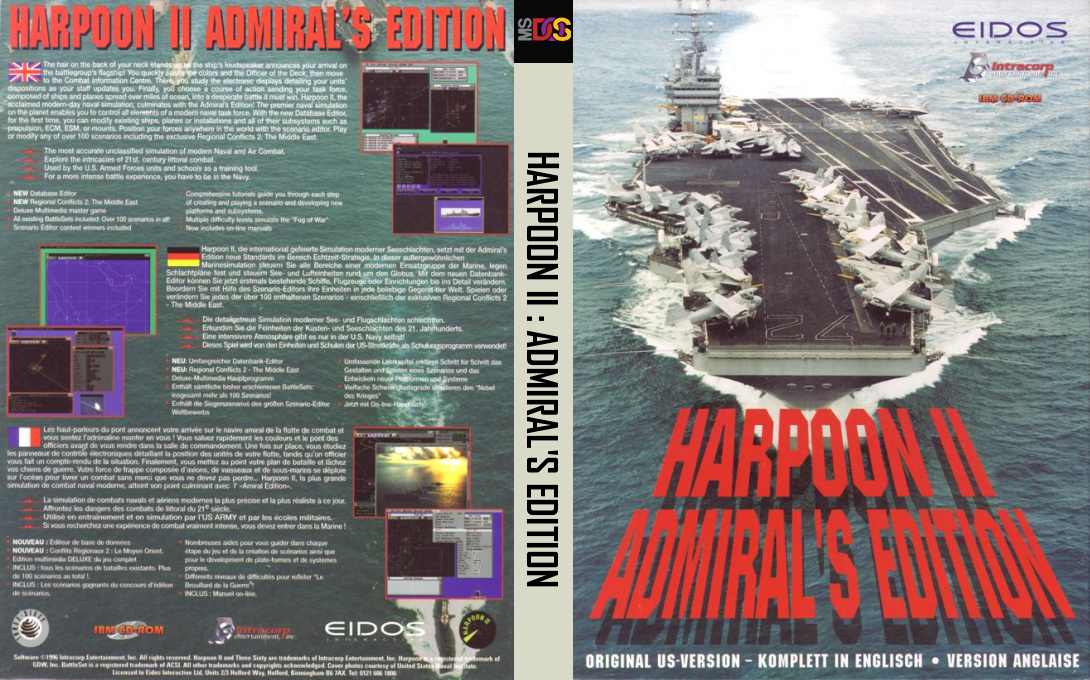 Harpoon 2 - Admiral's Edition — box-texture (EU)