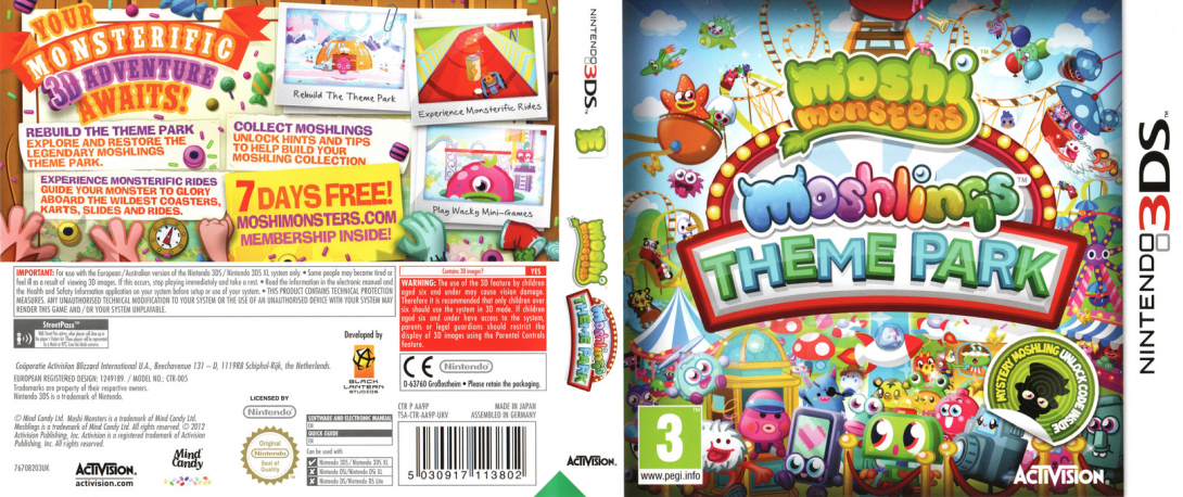 Moshi Monsters - Moshlings Theme Park — box-texture (EU)