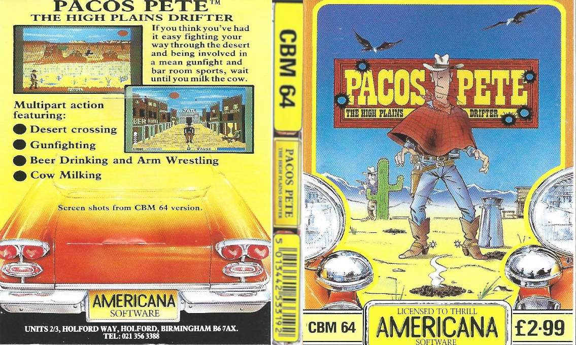 Pacos Pete : The High Plains Drifter — box-texture (WOR)