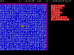 Word Seeker — ss (WOR)