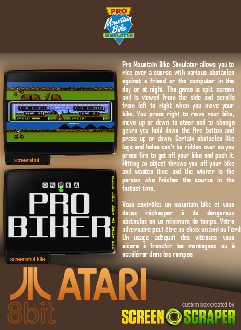 Pro Mountain Bike Simulator — box-2D-back (SS)
