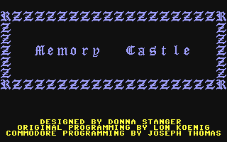 Memory Castle — sstitle (WOR)