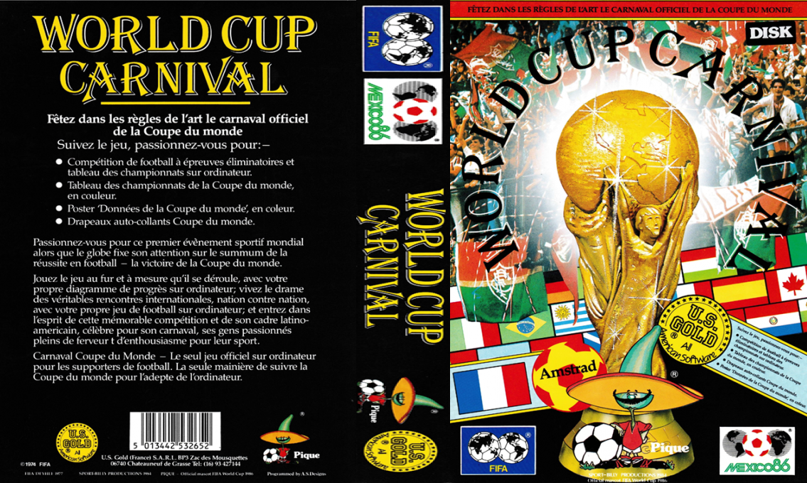 World Cup Carnival - Mexico '86 — box-texture (FR)