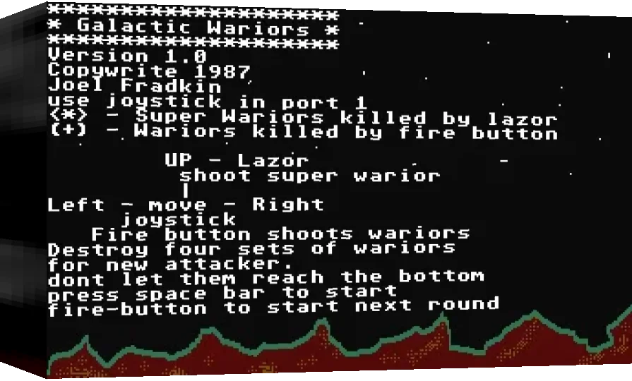 Galactic Wariors — box-3D (WOR)