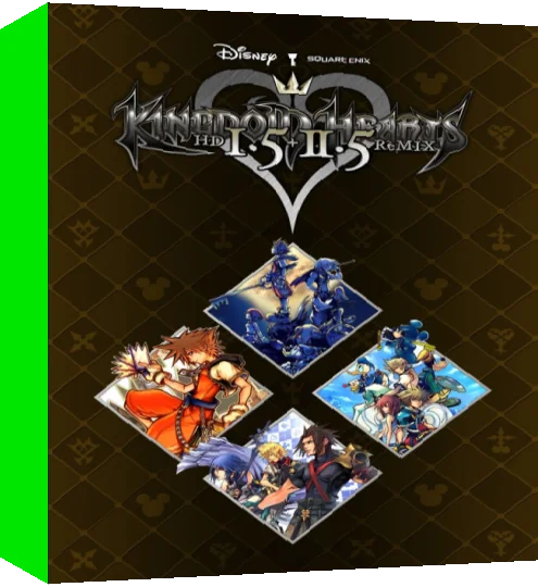 Kingdom Hearts HD I.5 + II.5 ReMIX — box-3D (WOR)