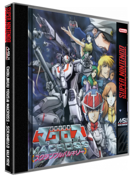 Choujikuu Yousai Macross - Scrambled Valkyrie — box-3D (US)