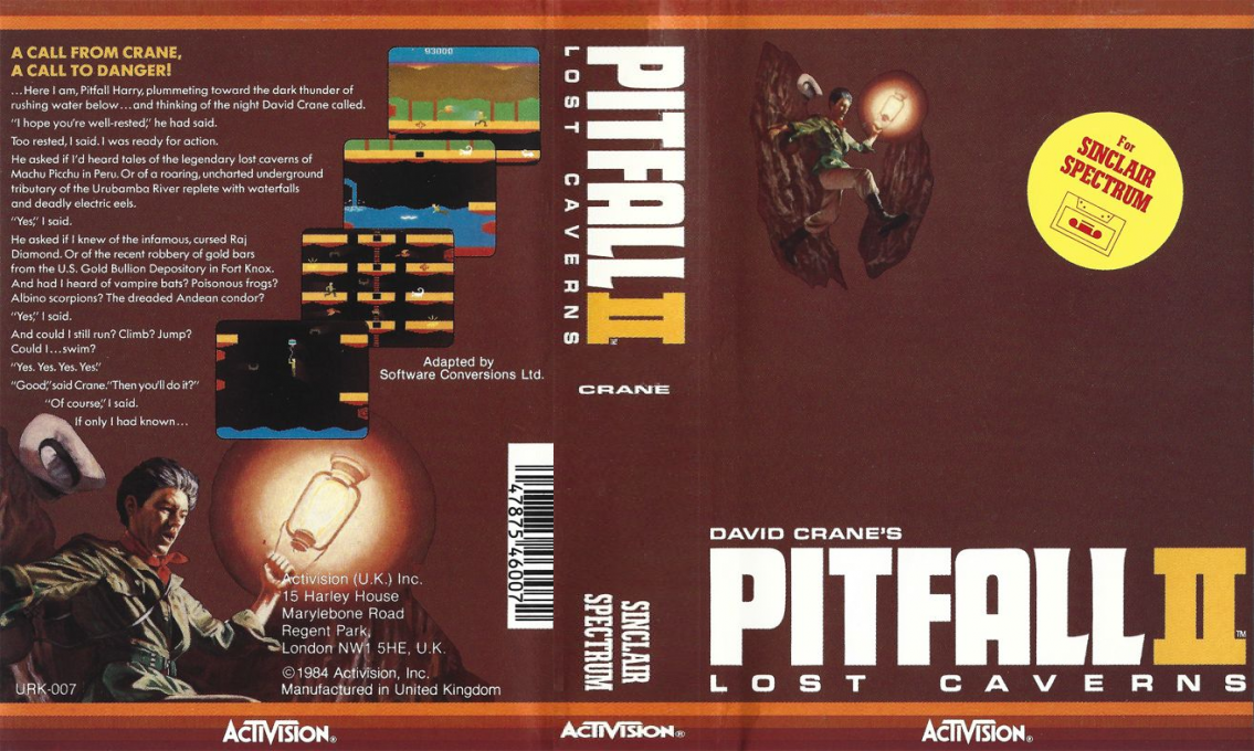Pitfall 2 - Lost Caverns — box-texture (EU)