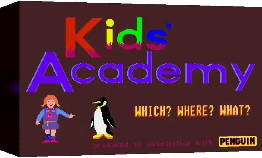 Kids' Academy - Which, Where, What — box-3D (EU)