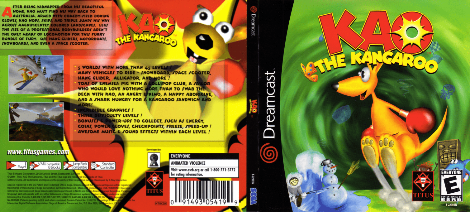 KAO The Kangaroo — box-texture (US)