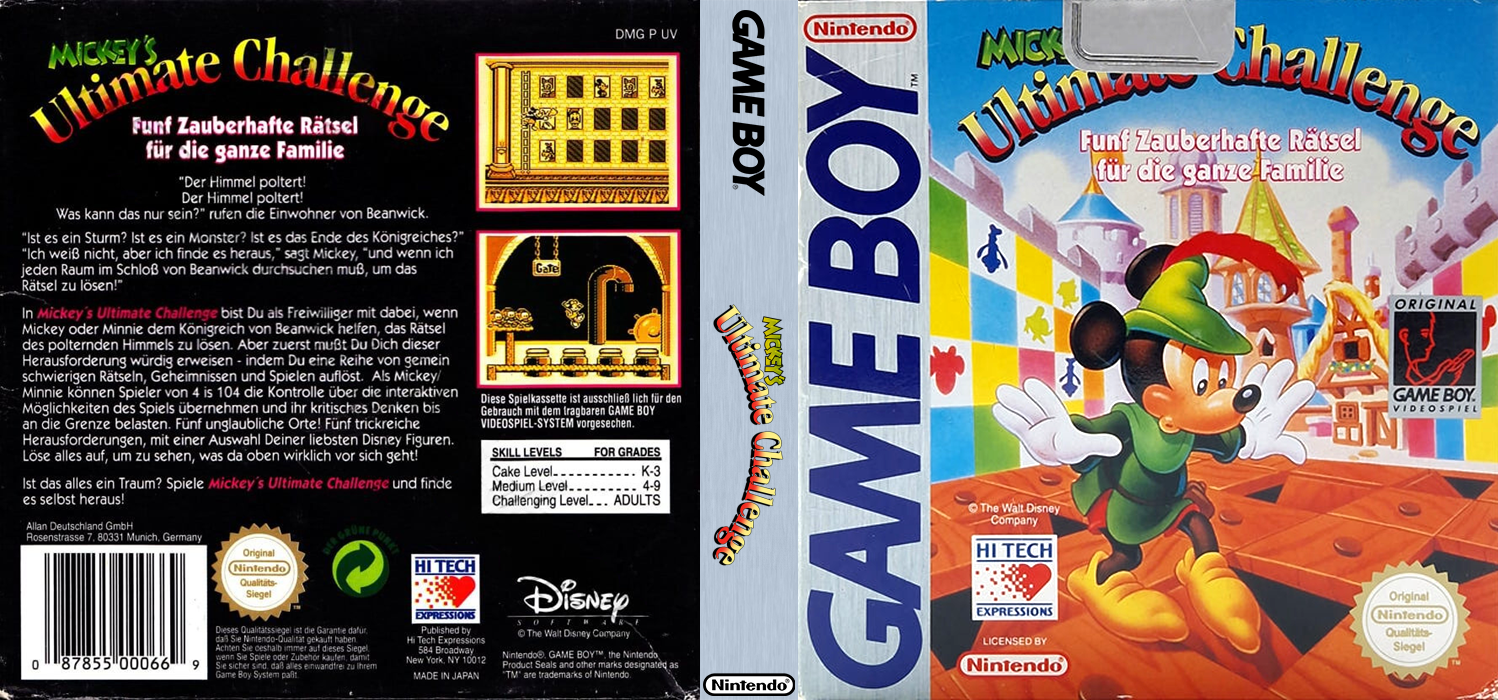 Mickey's Ultimate Challenge — box-texture (DE)