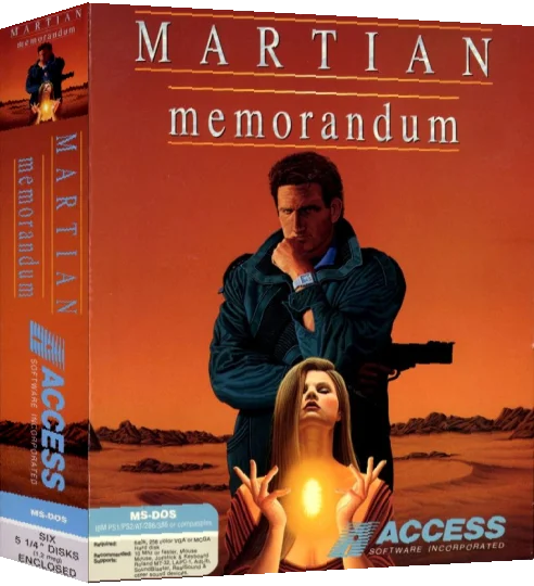 Martian Memorandum — box-3D (US)