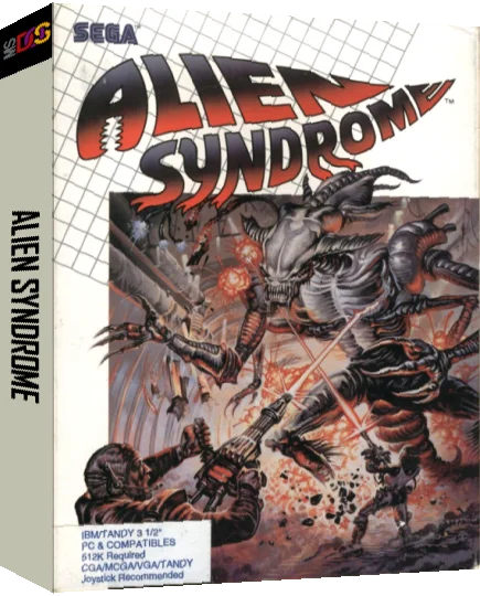 Alien Syndrome — box-3D (US)