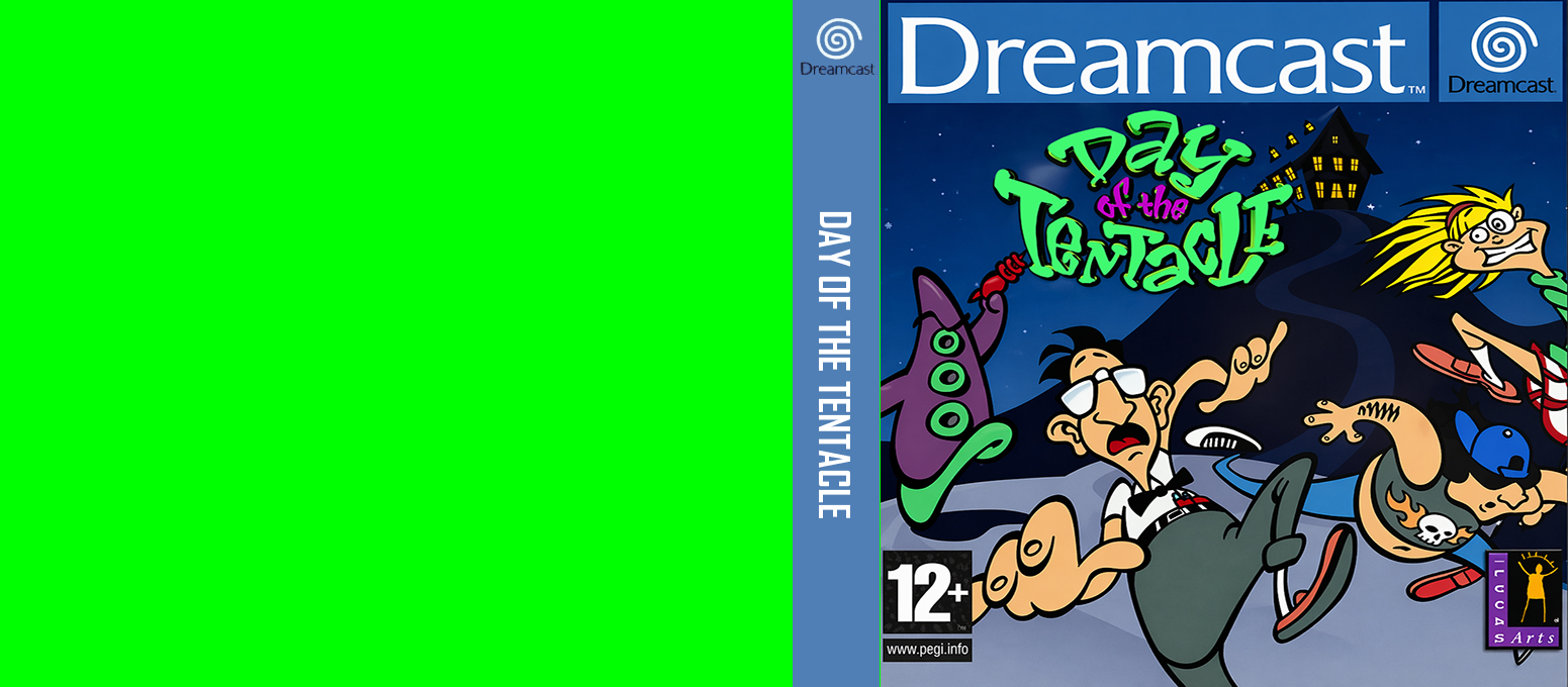 Day of the Tentacle — box-texture (EU)