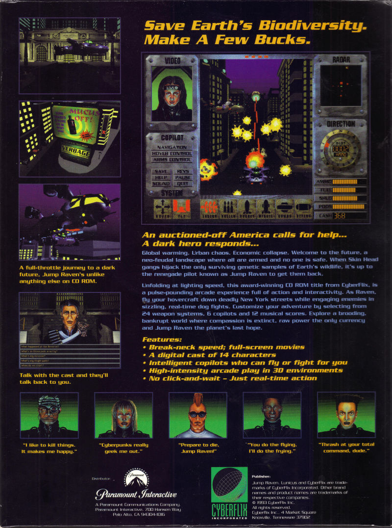 Jump Raven — box-2D-back (US)
