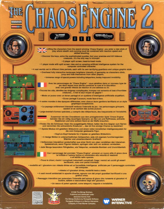 Chaos Engine 2, The — box-2D-back (EU)
