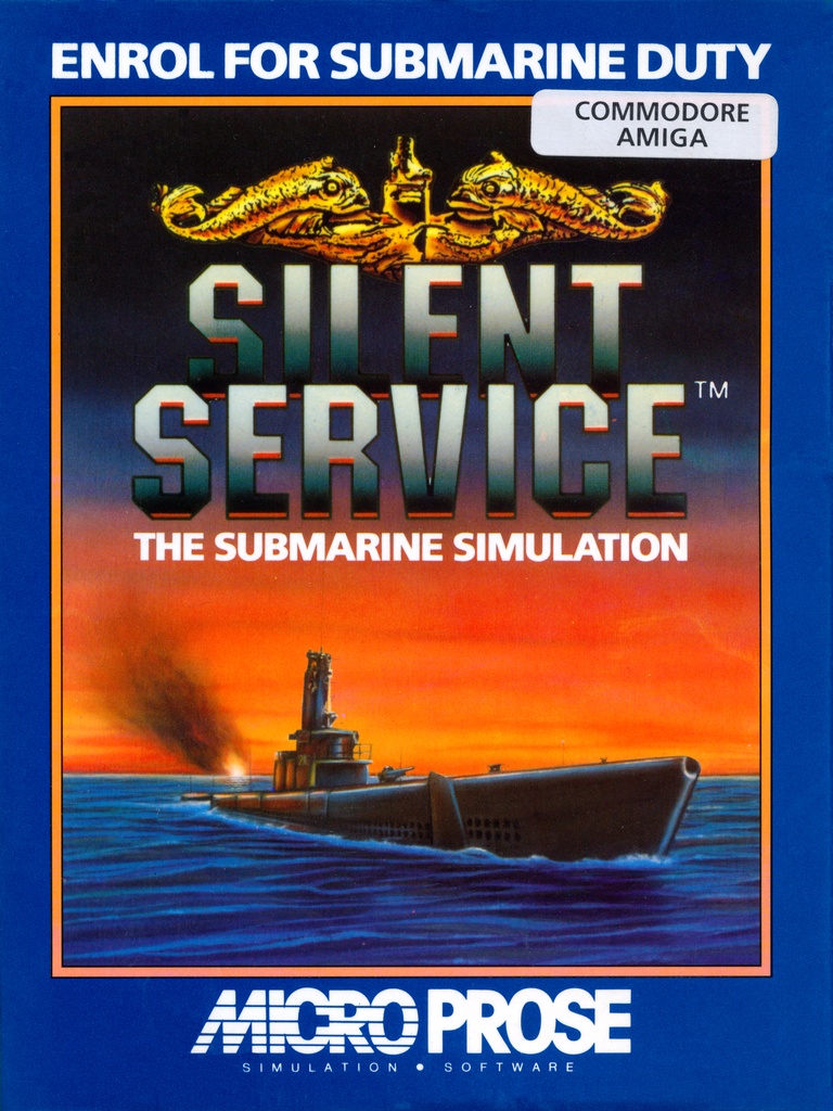 Silent Service - The Submarine Simulation box art