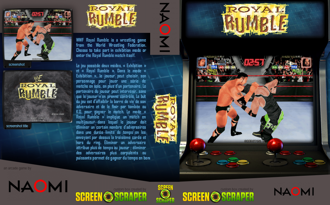 WWF Royal Rumble — box-texture (SS)