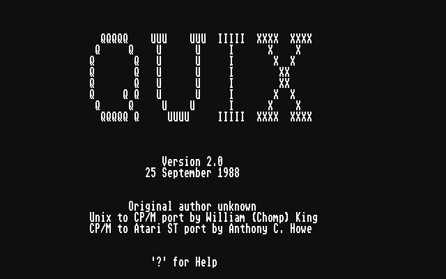 Quix — sstitle (WOR)