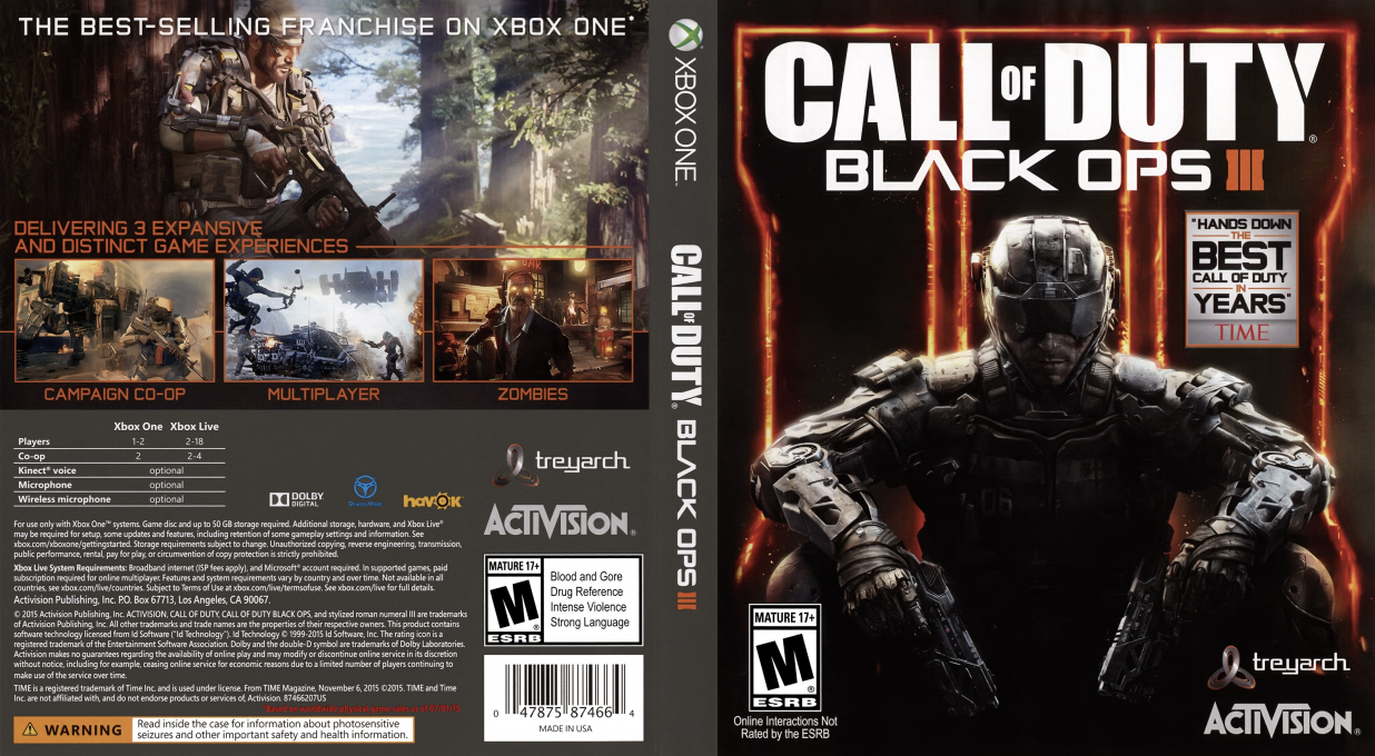 Call of Duty: Black Ops III — box-texture (US)