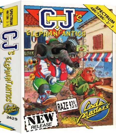 CJ's Elephant Antics — box-3D (EU)