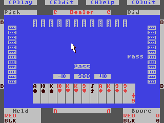 Racehorse Pinochle — ss (WOR)
