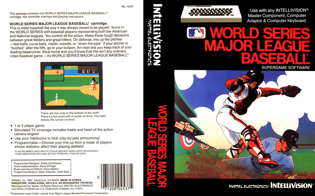 World Series Major League Baseball — box-texture (WOR)