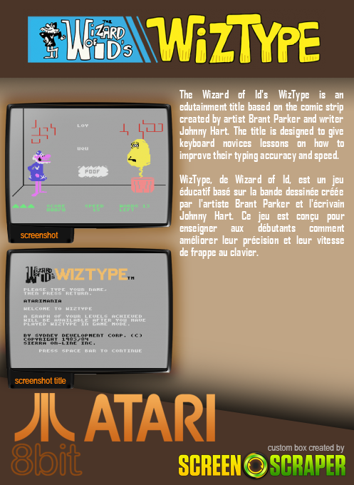 Wizard of Id's Wiztype — box-2D-back (SS)