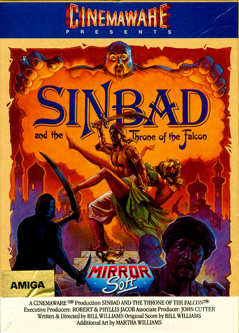 Sinbad and the Throne of the Falcon — box-2D (EU)