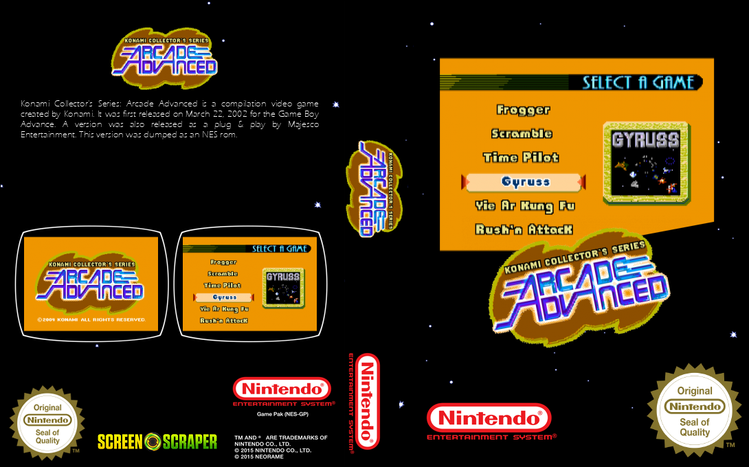 Konami Collector's Series - Arcade Advanced — box-texture (SS)