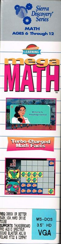 Turbo Learning - Mega Math — box-2D-side (US)