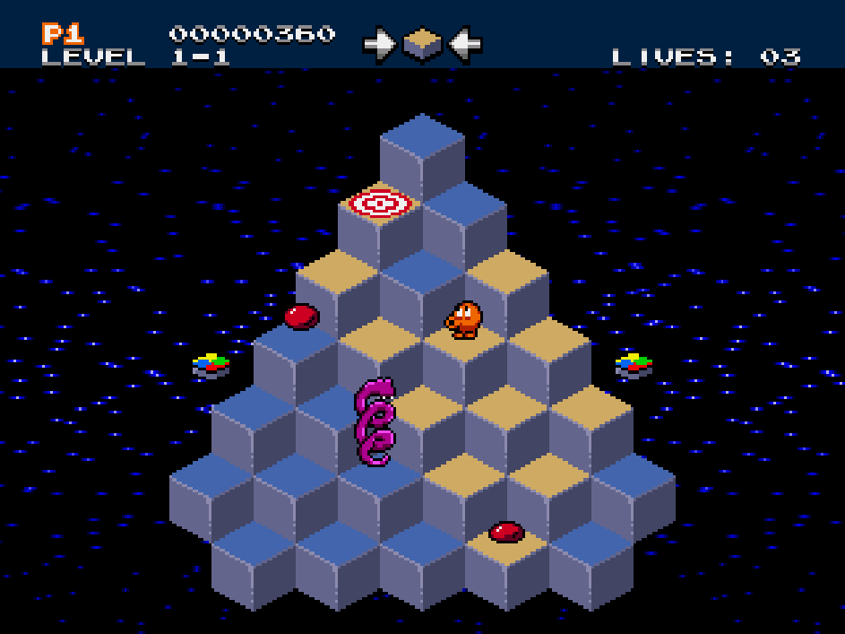 Mega Q-bert — ss (WOR)