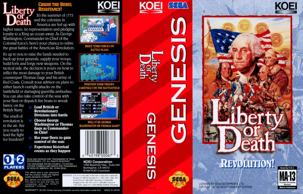 Liberty Or Death — box-texture (US)