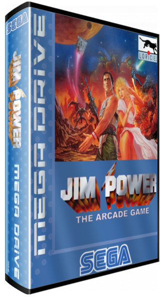 Jim Power - The Arcade Game — box-3D (EU)